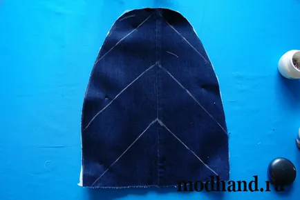 Rucsac de blugi vechi, realizate manual la modă