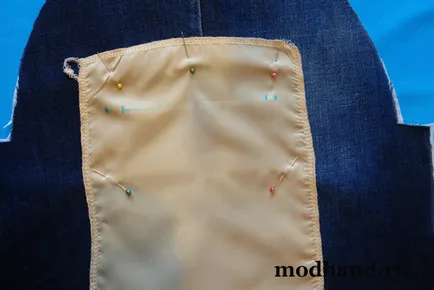 Rucsac de blugi vechi, realizate manual la modă