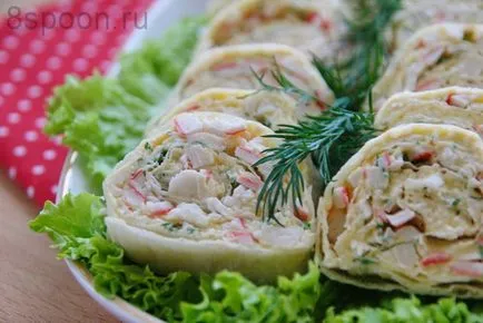 Roll de la Lavaș simple și delicioase rețete cu pas cu pas fotografii