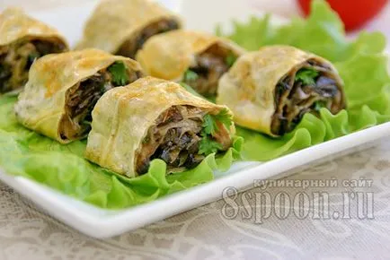 Roll de la Lavaș simple și delicioase rețete cu pas cu pas fotografii
