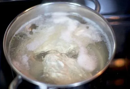 Salata coreeană cu morcovi si reteta de pui cu pas