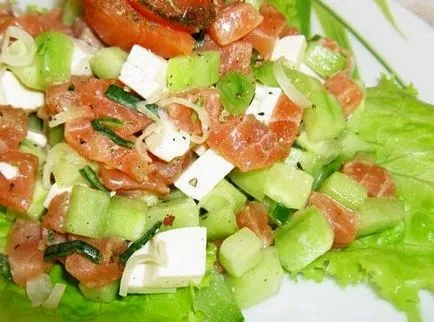 Salata cu pește roșu, rețete simple,