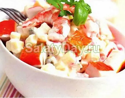 Salata cu somon sărat - reteta de pește delicat cu fotografii și video