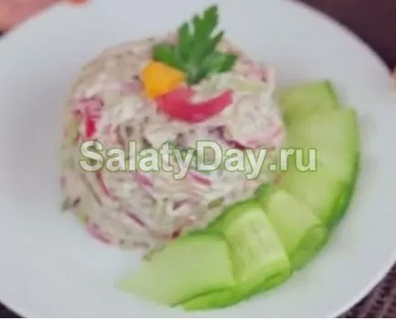 Salata cu carne - ca o rețetă completă cu fotografii și video