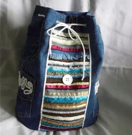 Rucsac de blugi cu mâinile sale cele mai bune modele și cursuri de master (trebuie să se pregătească materiale) Rucsac de blugi cu mâinile sale cele mai bune modele și cursuri de masterat