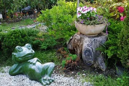 Cele mai neobisnuite caracteristici de gradina figurine alese în funcție de stilul de gradina, materiale (lemn,