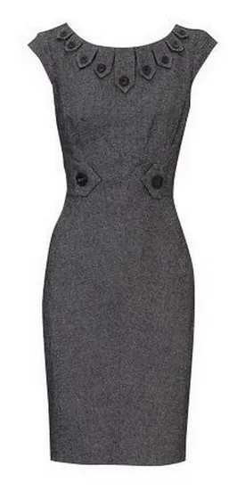 Rochie pentru birou combinație abilă, aspectul atractiv