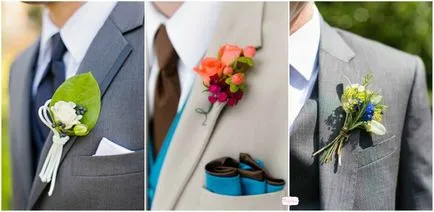 Secretele de nunta floristica butoniere pentru mire