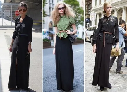 Din ceea ce sa poarte fusta maxi de vară, cu ce pantofi