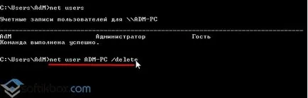 Ștergerea unui utilizator în Windows 10 (utilizator) Cum se șterge un utilizator în Windows 10