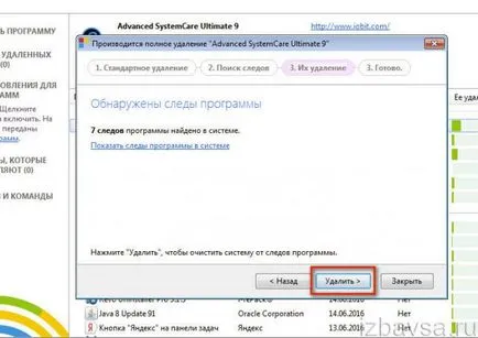 Cum de a elimina complet SystemCare avansat