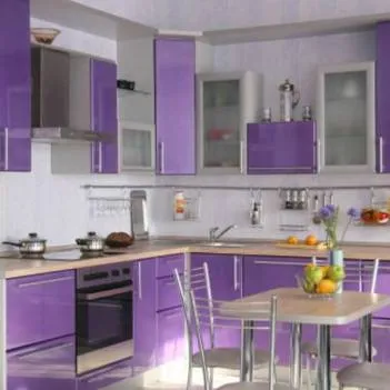 Lilac bucătărie exemple fotografice proaspete de mobilier si design interior (lila) Lilac bucătărie exemple fotografice proaspete de mobilier si design interior