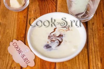 Ciocolata fondue - o rețetă acasă cu fotografie