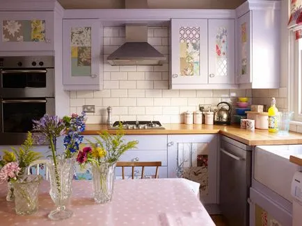 Lilac bucătărie exemple fotografice proaspete de mobilier si design interior (lila) Lilac bucătărie exemple fotografice proaspete de mobilier si design interior