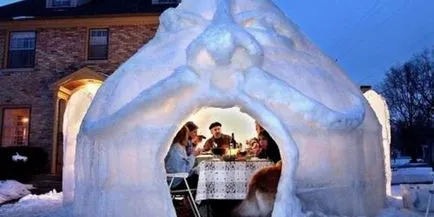 Tale, în realitate, sau cum să construiască o cabană de zăpadă