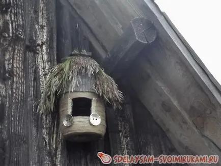 Birdhouse pentru păsări, o clasă de master, cu propriile lor mâini