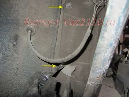 Demontarea și montarea aripii față, renovat 2110