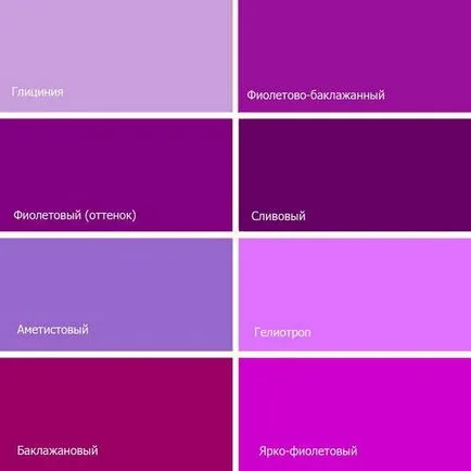 Combinația de culoare violet, în interior, favorit casa