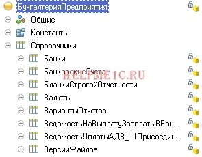 Crearea configurațiilor de baze 1c