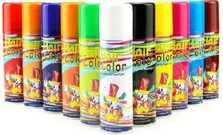 Culoare par vopsea spray, lavabil cu apă, culoare, cum să se aplice, modul de utilizare, fotografii, pret