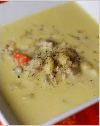 Supe cu branza - retete supa cu branza