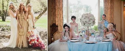 Nuntă în stil Fairy - idei de design, imaginea de mire si mireasa foto si video (stil) Nuntă în stil Fairy - idei de design, imaginea mireasa si mirele fotografie și video