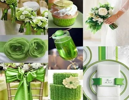 Nuntă în stil verde, ridica o paletă frumoasă (verde) Nuntă în stil verde, ridica o paletă frumoasă