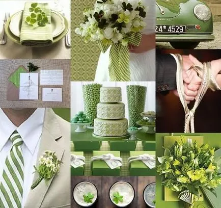 Nuntă în stil verde, ridica o paletă frumos (nunta stil verde) Nuntă în stil verde, ridica o paletă frumoasă