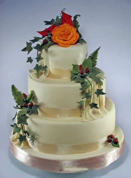 decoratiuni tort de nunta si topping-uri