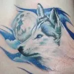 Wolf tatuaj sensul schite