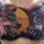 Wolf tatuaj sensul schite