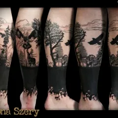 Tatuaj lup - desene sau modele tatuaj de valoare și imagini (miniaturi) Tatuaj lup - valoare desene sau modele tatuaj și fotografii