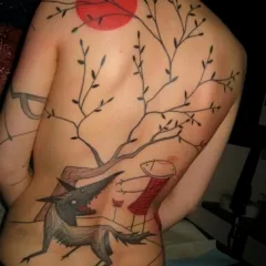 Tatuaj lup - desene sau modele tatuaj de valoare și imagini (miniaturi) Tatuaj lup - valoare desene sau modele tatuaj și fotografii