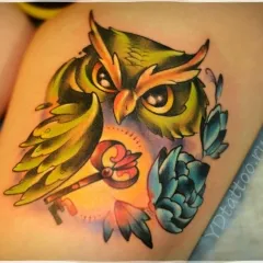 Tatuaje pe jos, tatuaj masculin și feminin la picior, fotografii