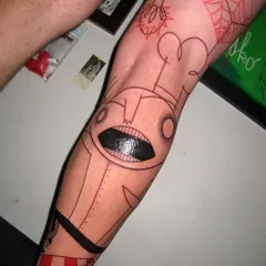 Tatuaje pe jos, tatuaj masculin și feminin la picior, fotografii