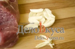 Folie de porc (folie) Carne de porc în folie