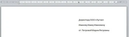 Tabs (indentare și aliniere) în cuvânt, mslegko (scobitură) Tabs (indentare și aliniere) în cuvânt, mslegko