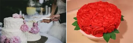 Tort de nunta cu o crema si cele mai bune decoratiuni