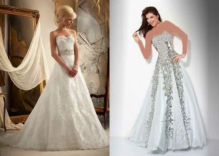 Rochie de nunta cu pietre