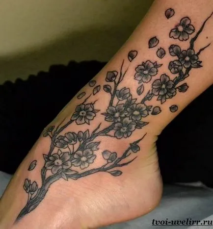 Tatuaj pe picior, valorile lor, și fotografii, bijutier (fotografie pe tatuaj picior) Tatuaj pe picior, valorile lor, și fotografii, bijutier