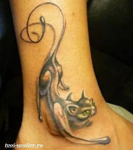 Tatuaj pe picior, valorile lor, și fotografii, bijutier (fotografie pe tatuaj picior) Tatuaj pe picior, valorile lor, și fotografii, bijutier