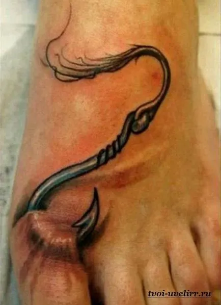 Tatuaj pe picior, valorile lor, și fotografii, bijutier (de băieți) Tatuaj pe picior, valorile lor, și fotografii, bijutier