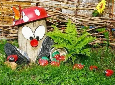 Cum de a decora și înnobila ciotul în grădină, cu propriile sale mâini care pot fi făcute din bontul la cabana