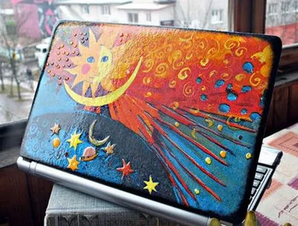Cum de a decora un laptop cu mâinile sale, o sursă de inspirație on-line (pentru a decora) Cum de a decora un notebook cu propriile lor mâini, inspirație on-line