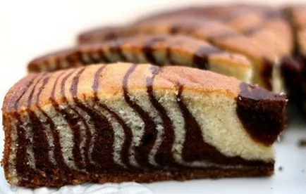 Tort Zebra - Zebra rețete Cake - Cum de a găti o zebră tort
