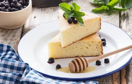 caserola Curd la grădiniță (budincă) Branza de vaci caserolă la grădiniță