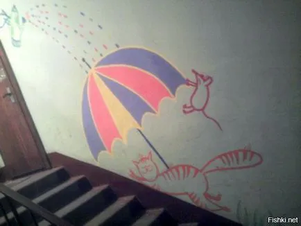Decorarea pereții intrare cu mâinile