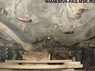 Instalarea subcadru razdatki pe vase