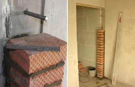 Montare de usi metalice de intrare cu mâinile lor
