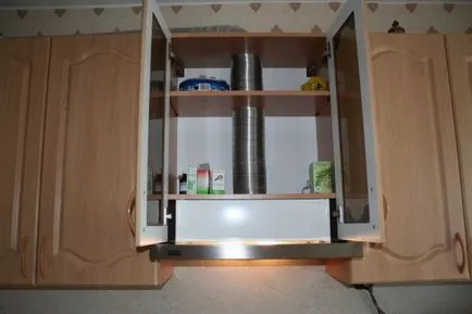 Instalarea hotei în bucătărie cu instrucțiunile sale video de mâini (bucătărie) Instalarea hotei în bucătărie cu mâinile Ghidul video